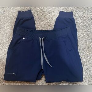 Figs Navy Blue Jogger Scrub Pants